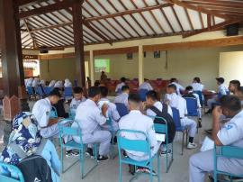40 Siswa SMK Muhammadiyah Playen Ikuti Pembelajaran Tentang Kearifan Lokal di Kalurahan Wunung